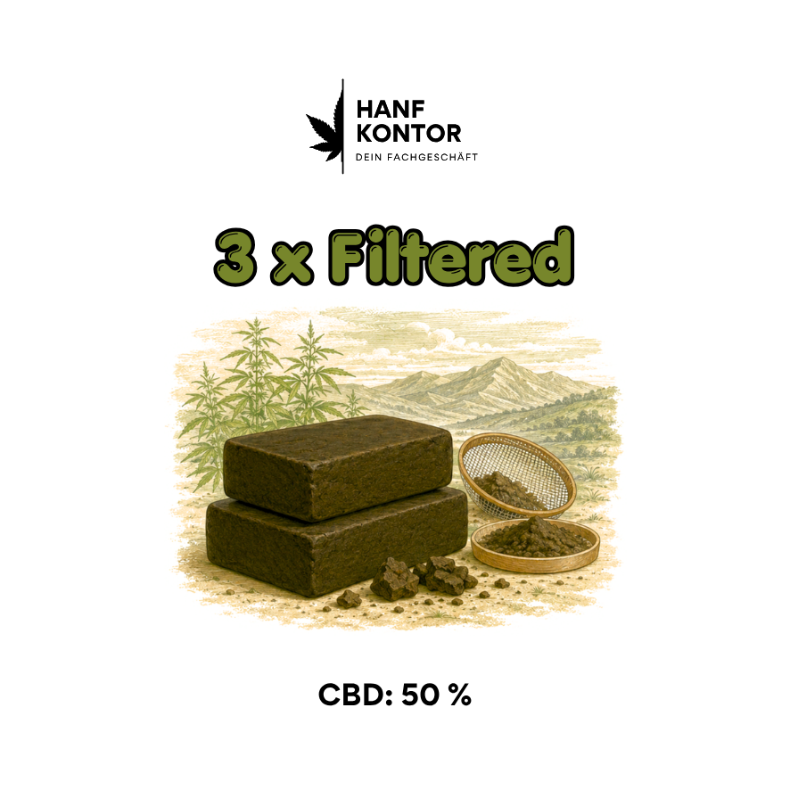 3 x Filtered (50 % CBD)